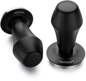 Normcore V4 tamper à ressort, outil de barista, tamper à expresso avec tapis, convient pour machine à expresso Rok, base plate, 49,7 mm