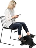 Markenlos Wan GmbH Stoelfiets - Bureau fiets - Stoelfiets bewegingstrainer - Stoel fiets - Zwart