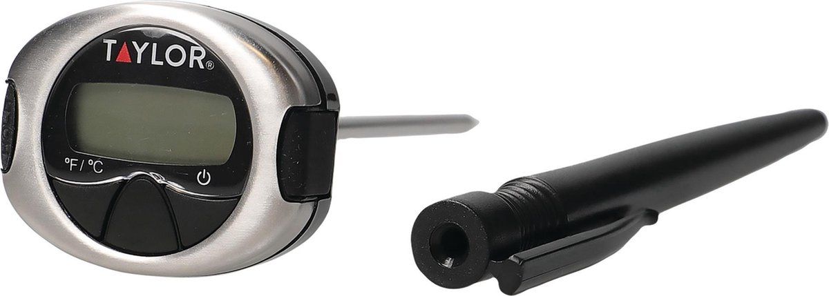 Taylor Thermometer Pro 15,5 X 4,5 X 5 Cm Rvs Zilver