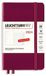 LEUCHTTURM1917 367736 Weekkalender & Notebook Pocket (A6) 2024, Port Red