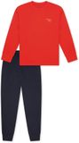 SCHIESSER Pyjama lang oranje katoen 164