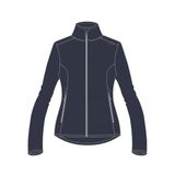CMP Damesfleece antraciet/bianco XXXL
