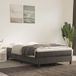 Maison Exclusive - Cadre de lit avec sommier tapissier, gris foncé, 120 x 200 cm, velours