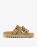 VIA VAI Rae Laila Sandalen Dames - Suède - Beige - Maat 37