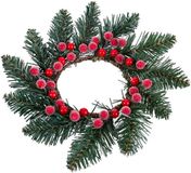 2249 BigBuy Christmas Kerstversiering Kaarshouder Rood Groen Plastic 25 cm