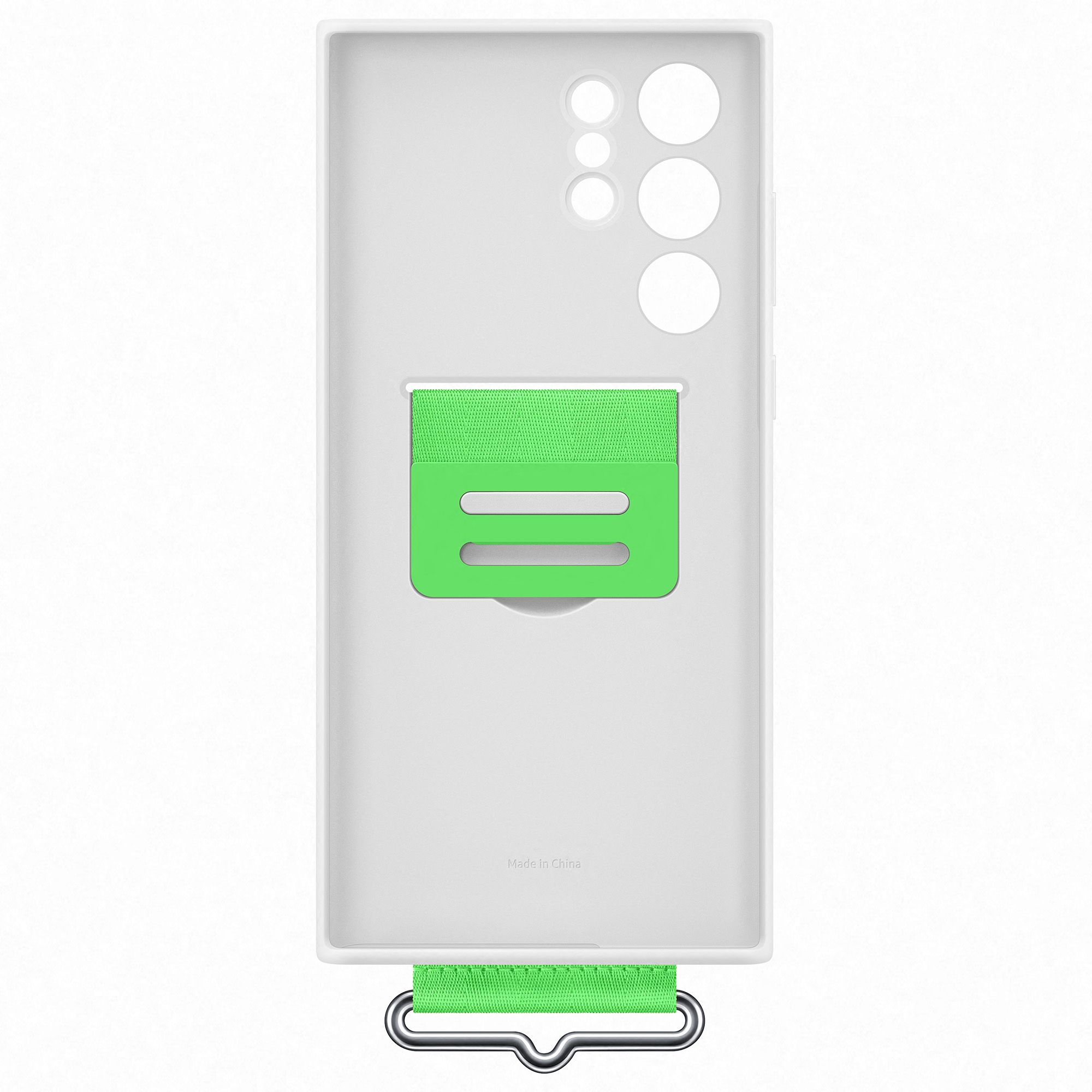 Samsung Galaxy S22 Ultra Silicone Cover - Green/White