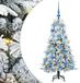 vidaXL Kunstmatige Hinged Kerstboom met 150 LED Wit 120 cm PE en PVC