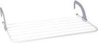 Solutions de rangement Radiator droogrek - wit/zwart - metaal - 69 x 38 x 15 cm