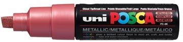 Posca uni-ball Paint Marker op waterbasis PC-8K rood metaal