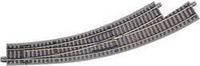Roco H0 Roco GeoLine (met ballastbed) 61154 Gebogen wissel, Links