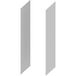 Siemens 8PQ2520-8BA02 8PQ25208BA02 Panneau latéral Réglable en profondeur Acier 1 pièce(s) Pièce Gris clair