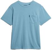 Superdry Classic Essential Pocket T-shirt Heren Sunset Blue XL
