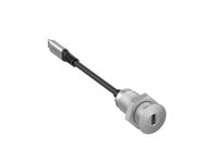 Vivolink PROUSBCMF0.3SOCKET USB-kabel USB 3.2 Gen 2 (3.1 Gen 2) 0,3 m USB C Grijs