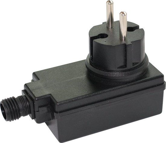 Garden Lights - Transformator tot 24W - 12V - IP44 - Zwart - Met dimfunctie
