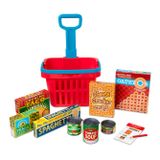 MELISSA & DOUG Speelset met Boodschappenmandje - Hout - Multi