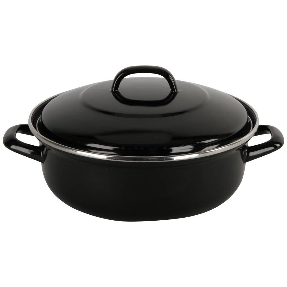 BK Fortalit Braadpan - 36 cm - 7.6L - Zwart - Met Deksel
