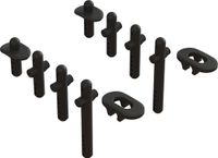 Horizon AR320453 Body Post Set Zwart Metaal