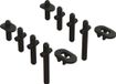 Horizon AR320453 Body Post Set Zwart Metaal