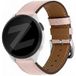 Bandz Deluxe Leather Bracelet for Garmin Forerunner 165 (Rose)