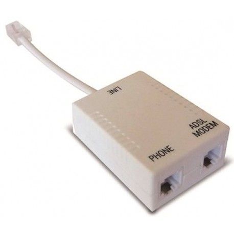 Waytex 39309 Telefoon Splitter - Beige - 0,1 m