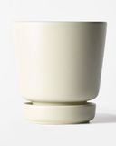 HEMA Pot de fleurs ⌀14,4 x 14,8 cm céramique blanc
