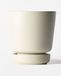 HEMA Pot de fleurs ⌀14,4 x 14,8 cm céramique blanc