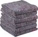 Merkloos Relaxdays Opslagdeken - Set van 6 - 150 x 200 cm - Herbruikbaar - Vlies - Grijs