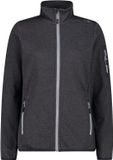CMP Damesfleece XL Nero-cemento Polyester Herfst/Winter 2025