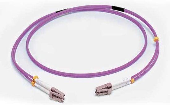 CablesToGo 1M LC/LC OM4 LSZH VEZELPATCH - PAARS