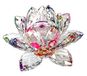 Amlong Crystal 7,6 cm Sparkle Crystal Lotus Bloem Feng Shui Home Decor met Gift Box