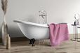 Badhanddoek, 500 g/mS, 100% katoen, 70 x 140 cm, roze