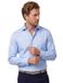 Profuomo Overhemd Slim Fit Lichtblauw Wide Spread Boord