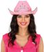 FIESTAS GUIRCA Cowboyhoed van vilt (eenheidsmaat), accessoire voor cowgirl-kostuum uit het oude westen, ideaal voor vrijgezellenfeesten en themafeesten, volwassenen, dames