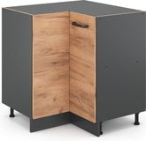Vicco R-Line Hoekkast – 75.6 cm Krachtige eik goud
