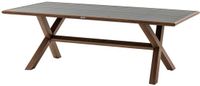 Hespéride Aluminium Tuintafel AXIOME voor 8 personen, Gris graphite