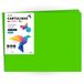 Cartulina m-office Cartulina de Colores, Cartulina Grande 50x65cm Colores Claros e Intensos, Cartulinas de Colores 180gr para Manualidades, Diseños Creativos y Proyectos de Arte (x25 hojas, verde fuerte)