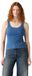 Levi's Essential Rib Tank T-shirt voor dames, Indigo Rib Light Ind, S