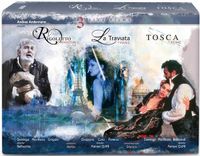 Rigoletto/La Radafilm Plácido Domingo, Malfitano - Raimondi - Gvazava - Cura -P - Tosca In Roma - La Traviata In Paris - Rigoletto I (4 DVD)