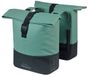 Basil Cove Dubbele fietstas - 28-32 liter - Waterafstotend - Reflectie details - Gerecycled materiaal - groen/zwart