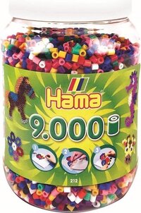 Hama Strijkkralen in Pot 9000 Stuks - Multi colour