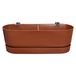 Elho Greenville Easy Balcony plantenbak Kunststof Bruin 52cm