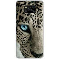Xiaomi Poco X3 / X3 Pro Bedrukt siliconen hoesje Oeil de leopard