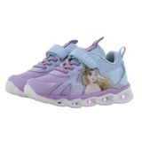 Leomil Frozen - Schoenen voor meisjes met lichtjes - Elsa sneakers voor kinderen met klittenband - Lichtgevende kindersneaker - Maat 32 - Paars