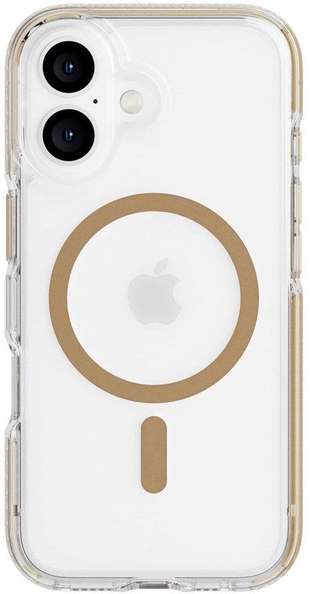 Tech21 EvoCrystal mobiele telefoon behuizingen 15,5 cm (6.1") Hoes Goud, Transparant