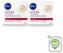 NIVEA 2 x VITAL Anti-Rimpel Dagcrème - Versterkende gezichtsverzorging - 50 ml - Voordeelverpakking