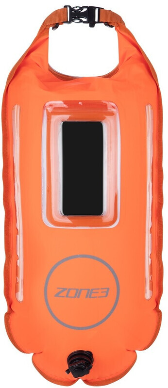 Zone3 2 LED Light 28L Dry Bag Buoy, oranje