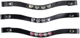 HKM Hobby Horse frontriem set - lichtroze/zilver - set van 3