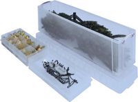 Really Useful Box 77 liter met 2 dividers transparant