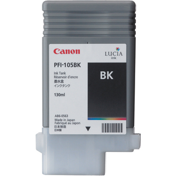 Canon PFI-105BK single pack / zwart