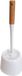 Brosse de toilette - Brosse WC - Plastique - Blanc